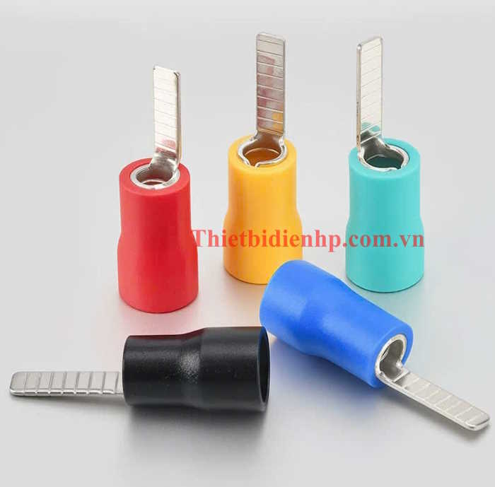 Hình ảnh thực tế đầu cos pin dẹt DBV