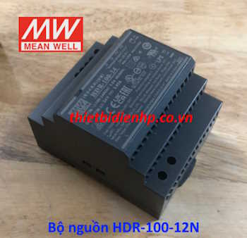 Bộ nguồn HDR-100-12N (100W 12V 7.5A) Meanwell