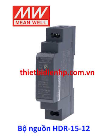 Bộ nguồn HDR-15-12 (15W 12V 1.25A) Meanwell