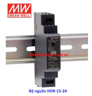 Bộ nguồn HDR-15-24 (15W 24V 0.63A) Meanwell