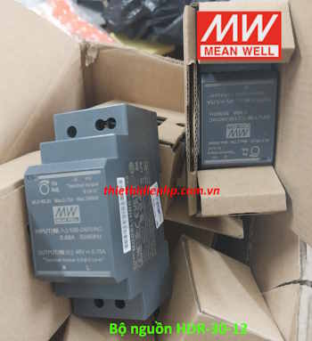 Bộ nguồn HDR-30-12 (30W 12V 2A) Meanwell