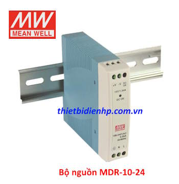 Bộ nguồn MDR-10-24 (10W 24V 0.42A) Meanwell