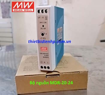 Bộ nguồn MDR-20-24 (20W 24V 1A) Meanwell