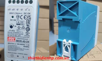 Bộ nguồn MDR-40-24 (40W 24V 1.7A) Meanwell