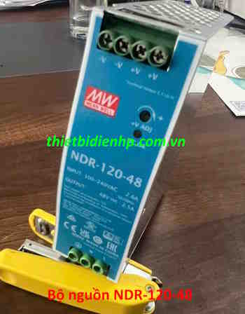 Bộ nguồn NDR-120-48 (48V 120W 2.5A) Meanwell