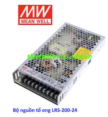 Bộ nguồn tổ ong LRS-200-24 (200W 24V 8.8A) Meanwell