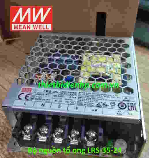 Bộ nguồn tổ ong LRS-35-24 (35W 24V 1.5A) Meanwell