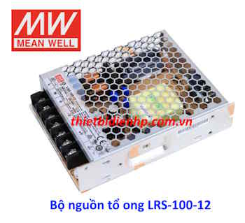 Bộ nguồn tổ ong LRS-100-12 (100W 12V 8.50A) Meanwell