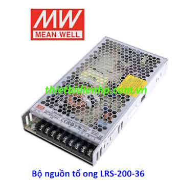 Bộ nguồn tổ ong LRS-200-36 (200W 36V 5.9A) Meanwell