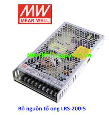 Bộ nguồn tổ ong LRS-200-5 (200W 5V 40A) Meanwell