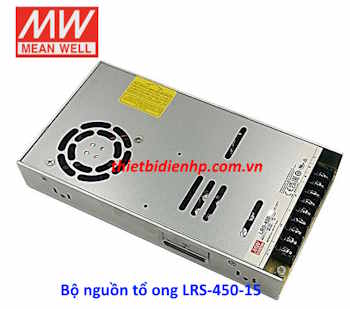Bộ nguồn tổ ong LRS-450-15 (15V 450W 30A) Meanwell