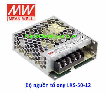 Bộ nguồn tổ ong LRS-50-12 (50W 12V 4.2A) Meanwell