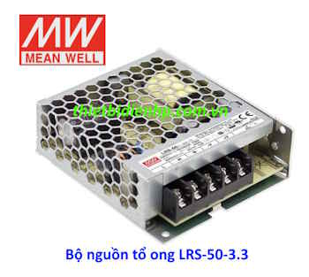 Bộ nguồn tổ ong LRS-50-3.3 (50W 3V 10A) Meanwell
