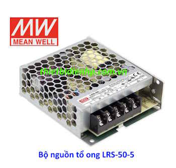Bộ nguồn tổ ong LRS-50-5 (50W 5V 10A) Meanwell