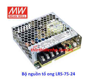 Bộ nguồn tổ ong LRS-75-24 (75W 24V 3.2A) Meanwell