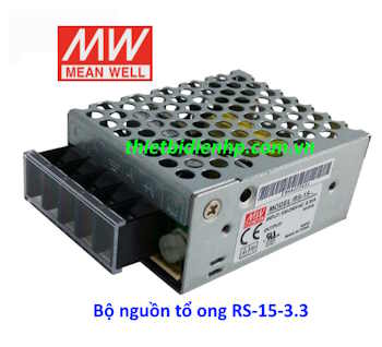 Bộ nguồn tổ ong RS-15-3.3 (15W 3V 3A) Meanwell