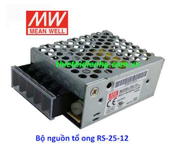 Bộ nguồn tổ ong RS-25-12 (25W 12V 2.1A) Meanwell