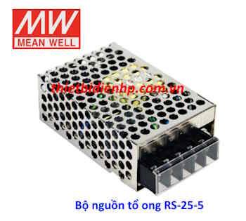 Bộ nguồn tổ ong RS-25-5 (25W 5V 5A) Meanwell