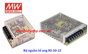 Bộ nguồn tổ ong RS-50-12 (50W 12V 4.2A) Meanwell