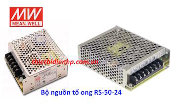 Bộ nguồn tổ ong RS-50-24 (50W 24V 2.2A) Meanwell