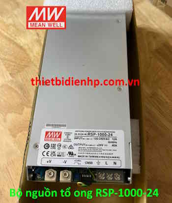 Bộ nguồn tổ ong RSP-1000-24 (1000W 24V 40A) Meanwell