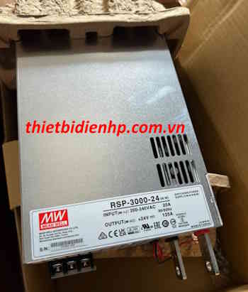 Bộ nguồn tổ ong RSP-3000-24 (3000W 24V 125A) Meanwell