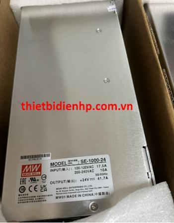 Bộ nguồn tổ ong SE-1000-24 (1000W 24V 41.7A) Meanwell