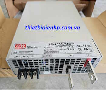 Bộ nguồn tổ ong SE-1500-24 (1500W 24V 62.5A) Meanwell
