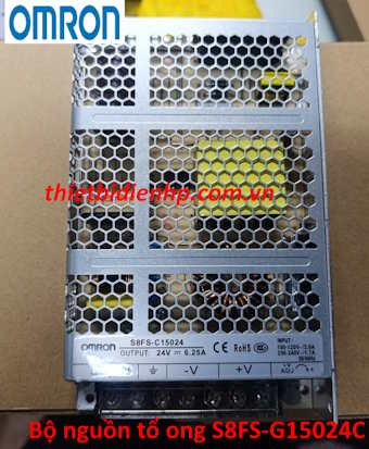 Bộ nguồn tổ ong S8FS-G15024C 6.5A 24V 150W Omron
