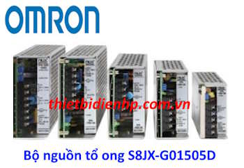 Bộ nguồn tổ ong S8JX-G01505D 3A 5V 15W Omron