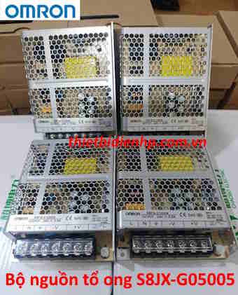 Bộ nguồn tổ ong S8JX-G05005 10A 5V 50W Omron