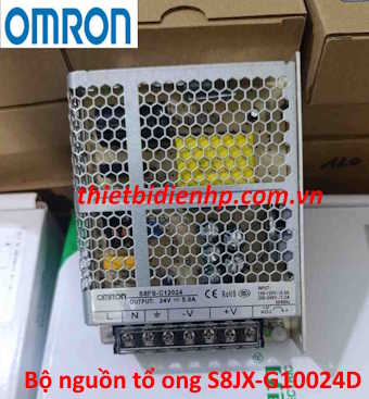 Bộ nguồn tổ ong S8JX-G10024D 4.5A 24V 100W Omron