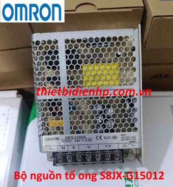 Bộ nguồn tổ ong S8JX-G15012 13A 12V 150W Omron