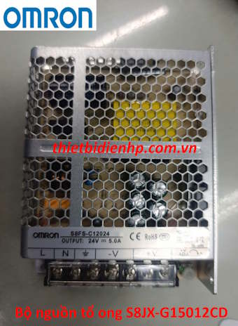 Bộ nguồn tổ ong S8JX-G15012CD 13A 12V 150W Omron