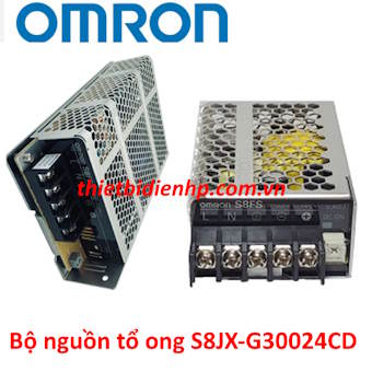 Bộ nguồn tổ ong S8JX-G30024CD 14A 24V 300W Omron