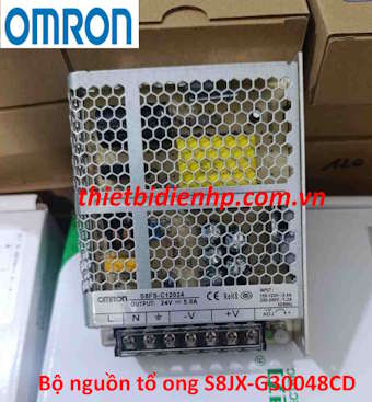 Bộ nguồn tổ ong S8JX-G30048CD 7A 48V 300W Omron