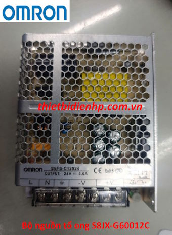 Bộ nguồn tổ ong S8JX-G60012C 53A 12V 600W Omron