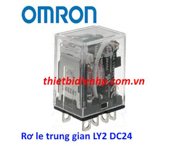 Rơ le trung gian LY2 DC24 Omron
