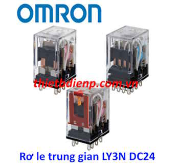 Rơ le trung gian LY3N DC24 Omron
