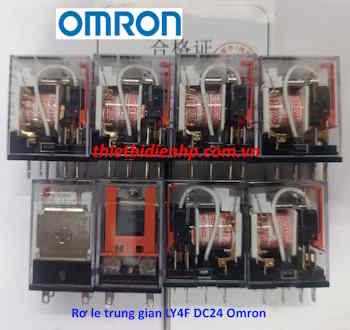 Rơ le trung gian LY4F DC24 Omron