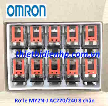Rơ le trung gian MY2N-J AC220/240 Omron 8 chân