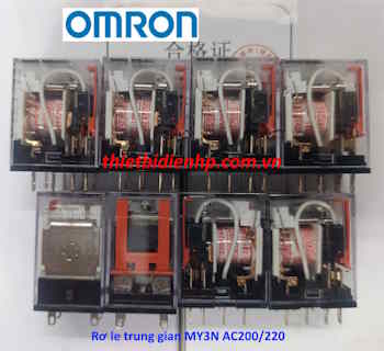 Rơ le trung gian MY3N AC200/220 Omron