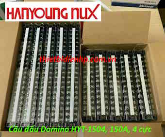 Cầu đấu dây điện Domino Hanyoung HYT-1504, 150A, 4 cực