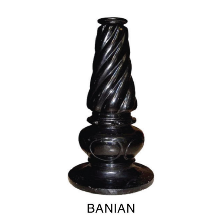 Cột đèn trang trí sân vườn kết hợp đế gang Banian + Chùm đèn CH11-4