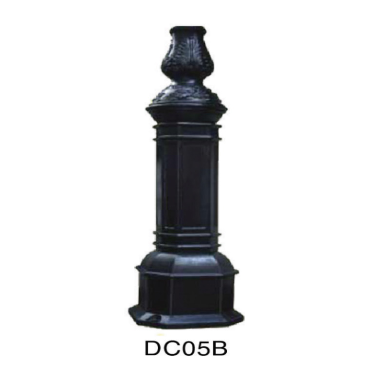 Cột đèn trang trí sân vườn đế gang DC05B + Chùm CH11-4