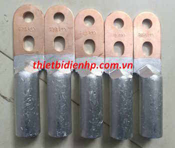 Đầu cos nối dây điện đồng nhôm 240mm2 2 lỗ hàng sẵn