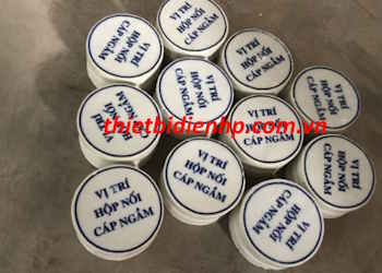 Mốc sứ cảnh báo hộp nối cáp giá tốt