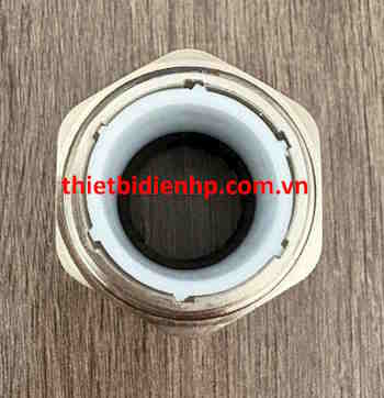 Ốc siết cáp đồng thau mạ Nickel PG42