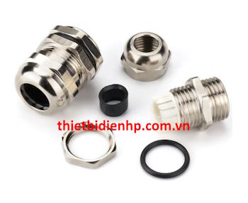 Ốc siết cáp đồng thau mạ Nickel PG13.5