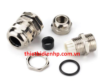 Ốc siết cáp đồng thau mạ Nickel PG16
